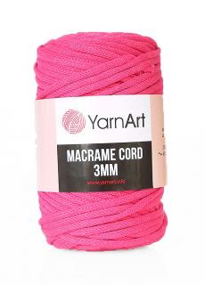 Příze Macrame Cord 771, 3 mm - růžová