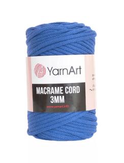 Příze Macrame Cord 772, 3 mm - modrá