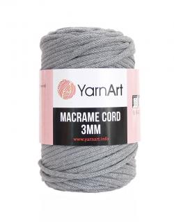 Příze Macrame Cord 774, 3 mm - šedá