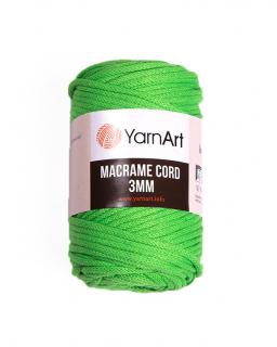 Příze Macrame Cord 802, 3 mm - zelená