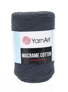Příze Macrame Cotton 758 - tmavá šedá