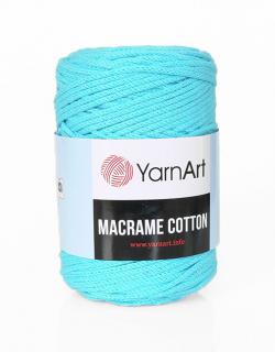 Příze Macrame Cotton 763 - světlá tyrkysová