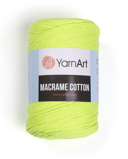 Příze Macrame Cotton 801 - neonová zelená
