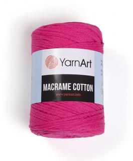 Příze Macrame Cotton 803 - neonová růžová