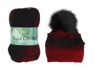 Příze Nepál Ombré - 7405