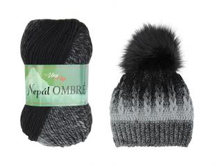 Příze Nepál Ombré - 7406