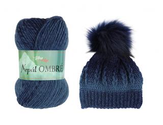Příze Nepál Ombré - 7408