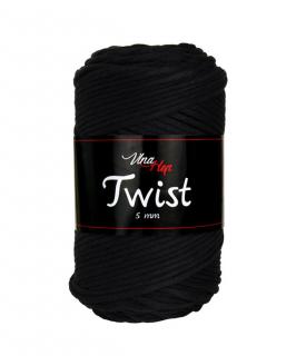Příze Twist 5 mm, 8001 -  černá