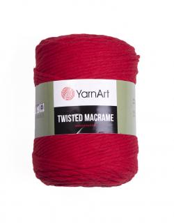 Twisted macrame 773 - červená