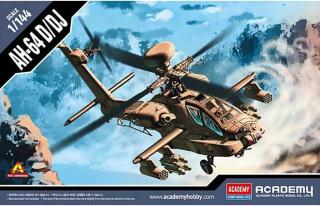 Academy - Boeing AH-64D/DJ, Model Kit vrtulník 12625, 1/144