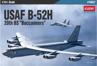 Academy - Boeing B-52H Stratofortress, USAF, 20th BS  Buccaneers , Model Kit letadlo 12622, 1/144