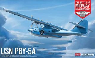 Academy - Consolidated PBY-5A Catalina, USN,  Battle of Midway , Model Kit letadlo 12573, 1/72
