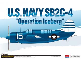 Academy - Curtiss SB2C-4 Helldiver, US NAVY  Operation Iceberg , Model Kit 12545, 1/72