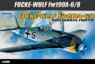 Academy - Focke-Wulf Fw 190A-6/8, Model Kit 12480, 1/72