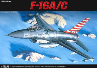 Academy - General Dynamics F-16A/C Fighting Falcon, Model Kit 12259, 1/48
