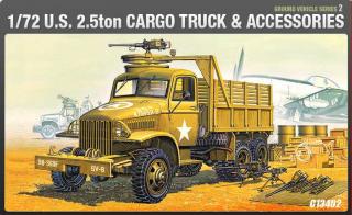 Academy - GMC CCKW 6x6 Cargo Truck, US Army, Model Kit 13402, 1/72