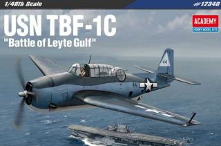 Academy - Grumman TBF-C Avenger, US NAVY,  Battle of Leyte Gulf , Model Kit 12340, 1/48