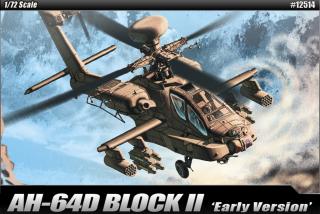 Academy - Hughes AH-64D Apache Longbow, Model Kit 12514, 1/72