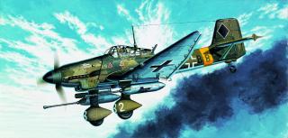 Academy - Junkers JU-87G Stuka  Tank buster , Model Kit letadlo 12450, 1/72