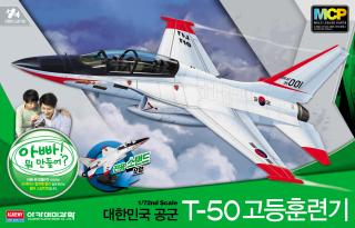 Academy - KAI T-50, ROKAF, cvičný letoun, Model Kit letadlo 12519, 1/72