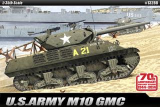 Academy - M10 GMC Wolverine, US Army,  Anniv.70 Normandy Invasion 1944 , Model Kit 13288, 1/35