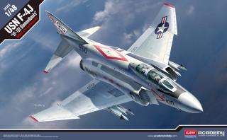 Academy - McDonnell Douglas F-4J Phantom II, US NAVY, VF-102 Diamondbacks, Model Kit 12323, 1/48
