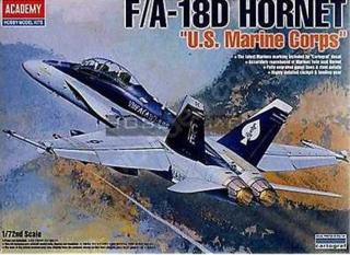 Academy - McDonnell Douglas F/A 18D HORNET,  US MARINES , Model Kit letadlo 12422, 1/72