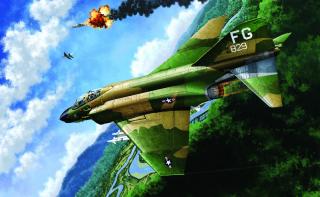 Academy - McDonnell F-4C Phantom II, USAF válka o Vietnamu, Model Kit 12294, 1/48