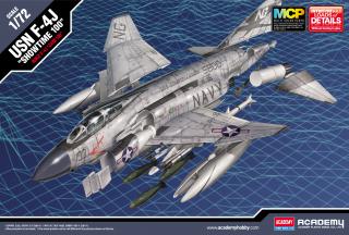 Academy - McDonnell F-4J Phantom II,  SHOWTIME 100 , Model Kit letadlo 12515, 1/72