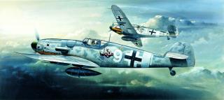 Academy - Messerschmitt Bf 109G-6, Luftwaffe, Model Kit 12467, 1/72