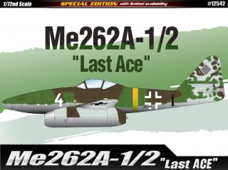 Academy - Messerschmitt Me262A-1/2 Schwalbe, Model Kit 12542, 1/72
