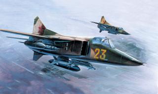 Academy - Mikojan-Gurevič MiG-27D Flogger-D/J, sovětské letectvo, Model Kit 12455, 1/72