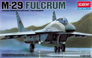 Academy - Mikojan-Gurevič MiG-29 Fulcrum, Model Kit 12615, 1/144