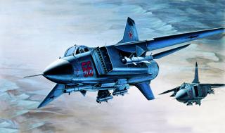 Academy - Mikoyan-Gurevich M-23S Flogger-B, Model Kit letadlo 12445, 1/72
