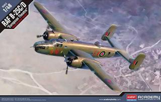 Academy - North American B-25C/D Mitchell, RAF,  European Theatre , Model Kit letadlo 12339 , 1/48