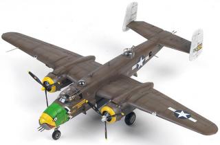Academy - North American B-25D Mitchell, USAAF, Válka v Tichomoří, Model Kit 12328, 1/48