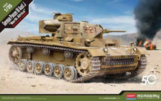 Academy - Panzer III Ausf.J  North Africa , Model Kit 13531, 1/35