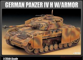 Academy - Pz.Kpfw. IV Ausf.H, německá armáda, Model Kit 13233, 1/35