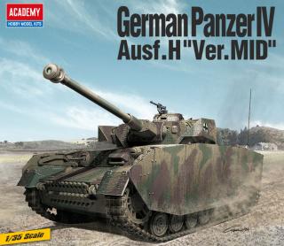Academy - Pz.Kpfw.IV Ausf.H, Wehrmacht,  Ver. MID , Model Kit 13516, 1/35