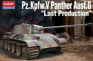 Academy - Pz.Kpfw.V Panther Ausf.G  Last Production , Model Kit 13523, 1/35