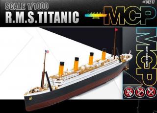 Academy - R.M.S. Titanic, MCP, Model Kit loď 14217, 1/1000