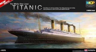 Academy - R.S.M. Titanic, The White Star liner, MCP, Model Kit loď 14215, 1/400