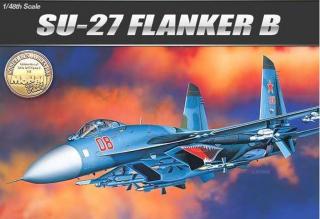 Academy - Suchoj Su-27 Flanker B, ModelKit letadlo 12270, 1/48
