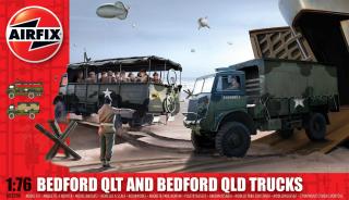 Airfix - Bedford QLD/QLT Trucks, Classic Kit A03306, 1/76