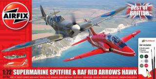 Airfix - Best of British Spitfire and Hawk, Gift Set A50187, 1/72