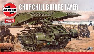 Airfix - Churchill - mostní tank, Classic Kit VINTAGE A04301V, 1/76