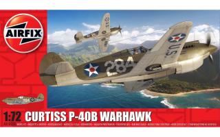 Airfix - Curtiss P-40B Warhawk, Classic Kit A01003B, 1/72