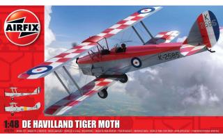 Airfix - de Havilland D.H.82a Tiger Moth, Classic Kit A04104, 1/48