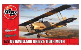 Airfix - De Havilland DH.82a Tiger Moth, Classic Kit letadlo A02106, 1/72