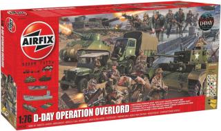 Airfix - diorama vylodění v Normandii, D-Day 75th Anniversary Operation Overlord, Gift Set A50162A, 1/76